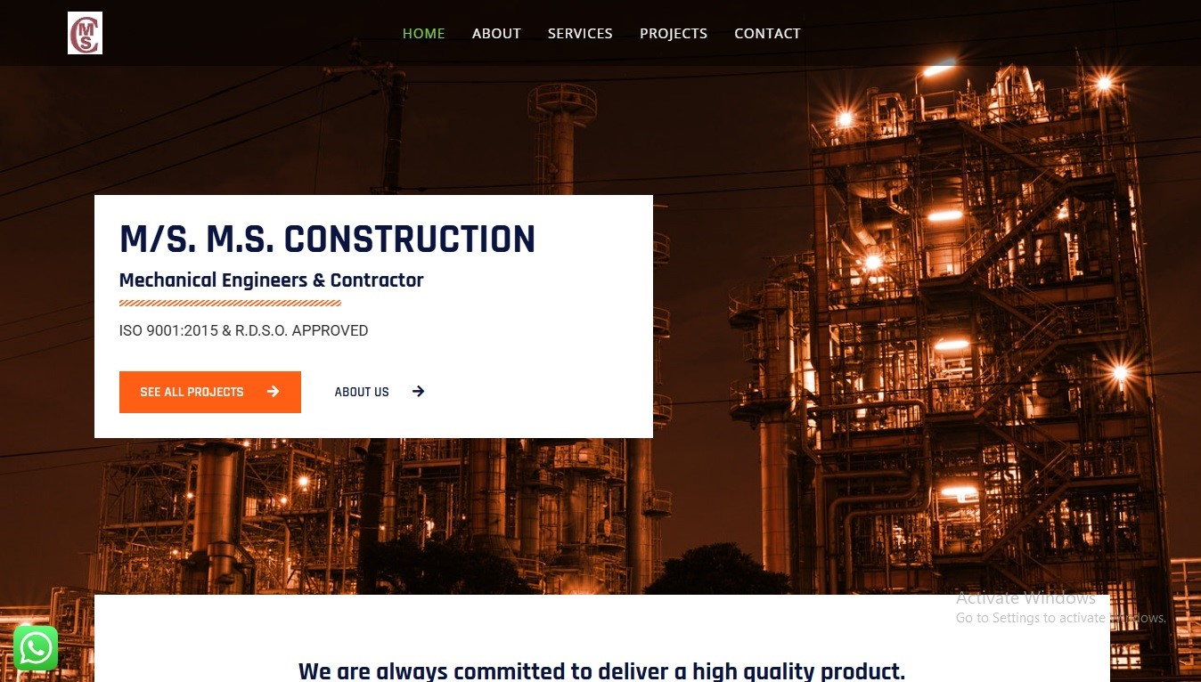 M/S M. S. Construction